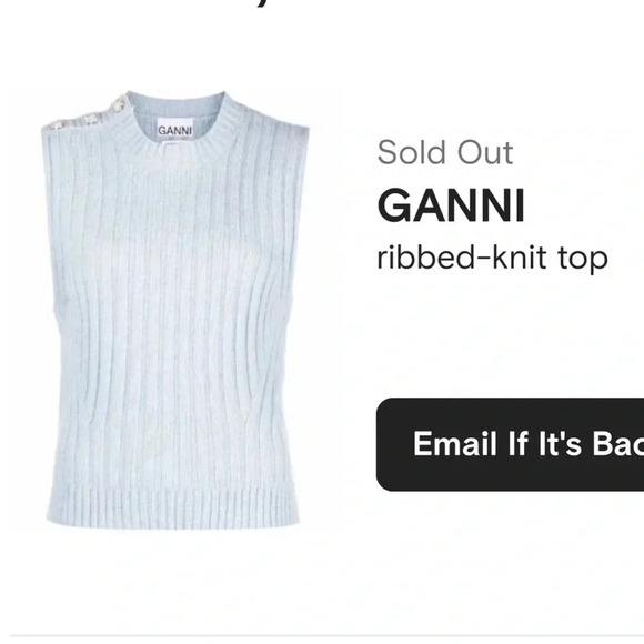 Like new ganni sweater vest - Picture 1 of 6